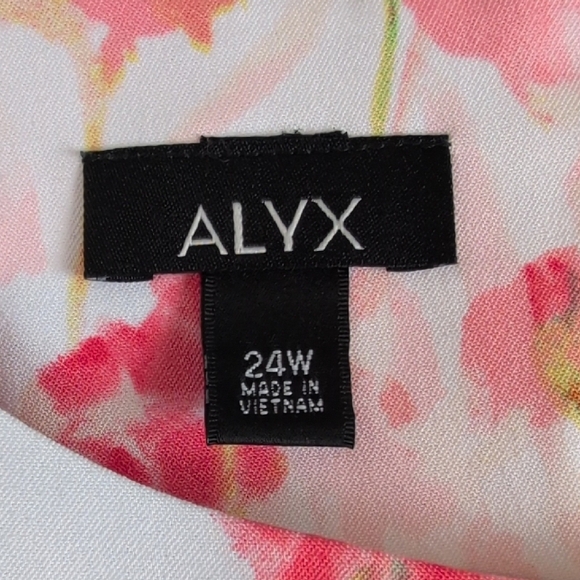 Alyx Floral Midi Dress - Pink and White - Picture 6 of 7